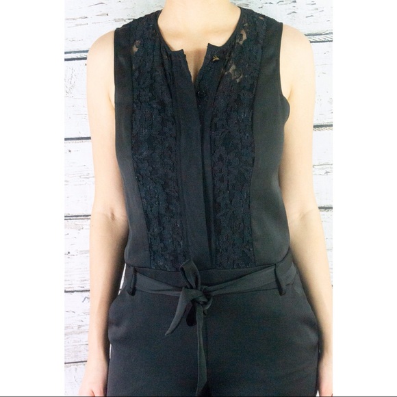 Anthropologie, Elevenses, Black Lace Jumpsuit - Picture 2 of 6